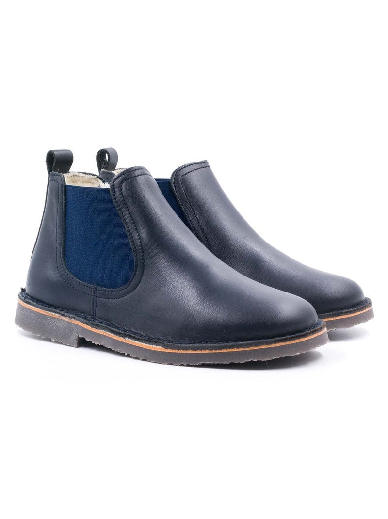 Boots Fourrées - Boni Sergueï Bleu marine - Kiabi