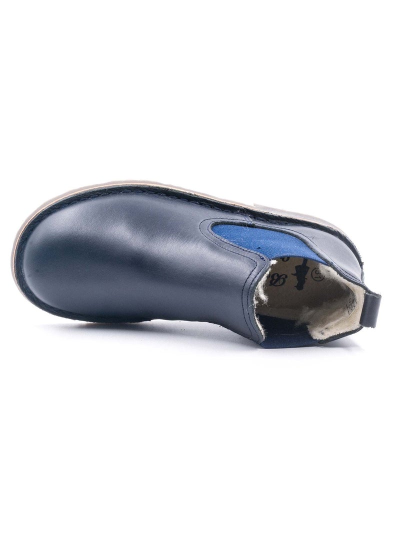 Boots Fourrées - Boni Sergueï Bleu marine - Kiabi