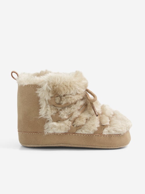 Boots fourrées à lacets - Kiabi Boots fourrées à lacets - Kiabi