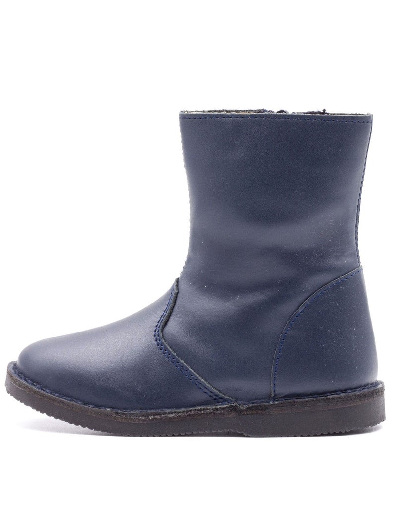 Boots Fourrées Bébé - Boni Mini Clovis Bleu marine - Kiabi