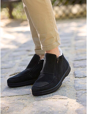 Boots fourrées double zip - PEDICONFORT