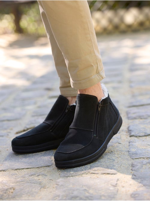 Boots fourrées double zip - PEDICONFORT - Kiabi