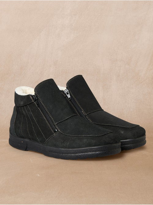 Boots fourrées double zip - PEDICONFORT - Kiabi