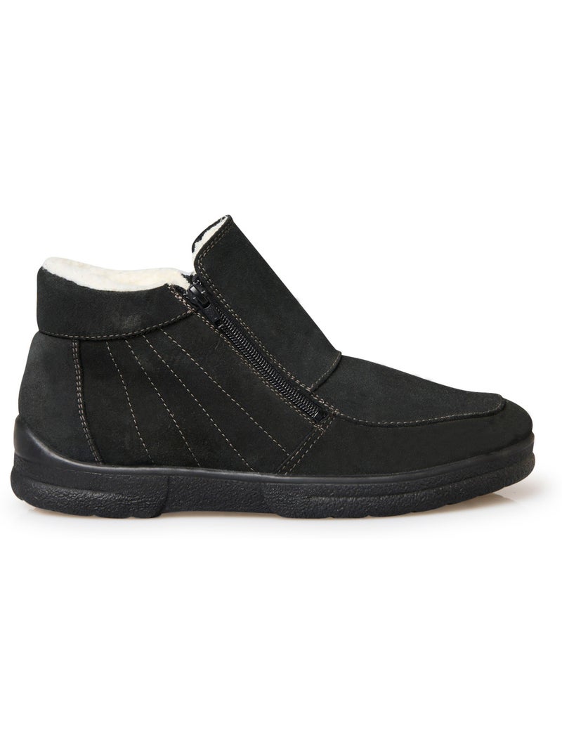 Boots fourrées double zip - PEDICONFORT Noir Noir - Kiabi