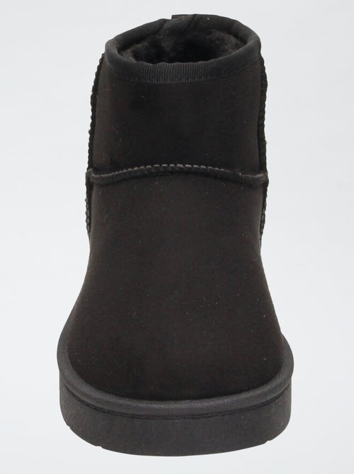 Boots fourrées en suédine - Kiabi Boots fourrées en suédine - Kiabi