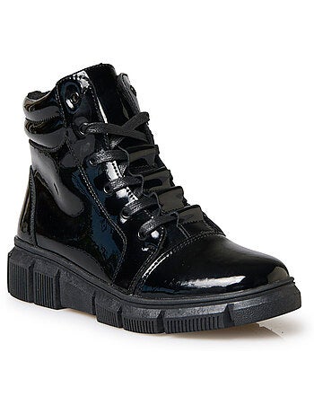 Boots fourrées fermées par zip et lacets - PEDICONFORT