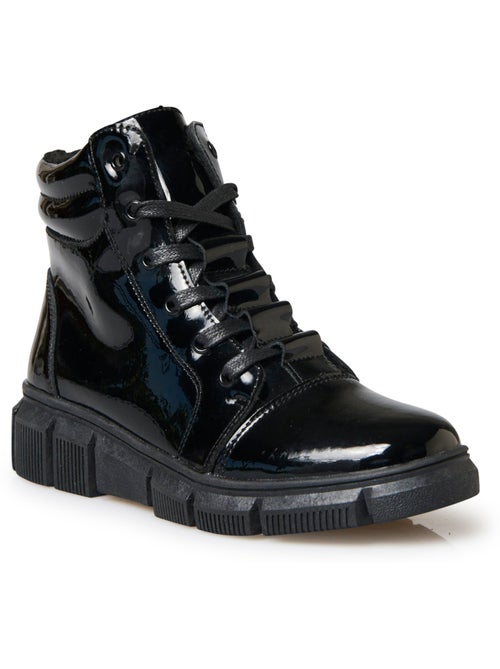 Boots fourrées fermées par zip et lacets - PEDICONFORT - Kiabi