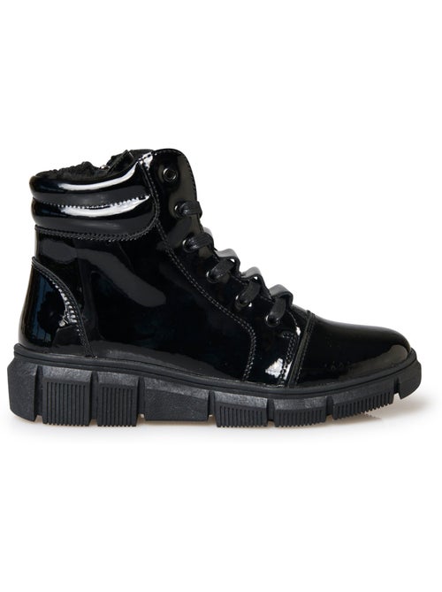 Boots fourrées fermées par zip et lacets - PEDICONFORT - Kiabi