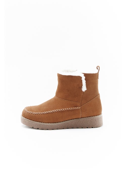 Boots fourrées labellisées thermolactyl - damart - Kiabi Boots fourrées labellisées thermolactyl - damart - Kiabi