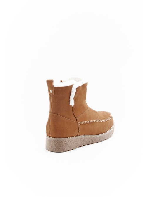 Boots fourrées labellisées thermolactyl - damart - Kiabi Boots fourrées labellisées thermolactyl - damart - Kiabi
