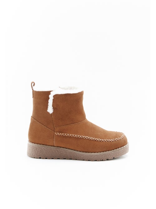 Boots fourrées labellisées thermolactyl - damart - Kiabi Boots fourrées labellisées thermolactyl - damart - Kiabi