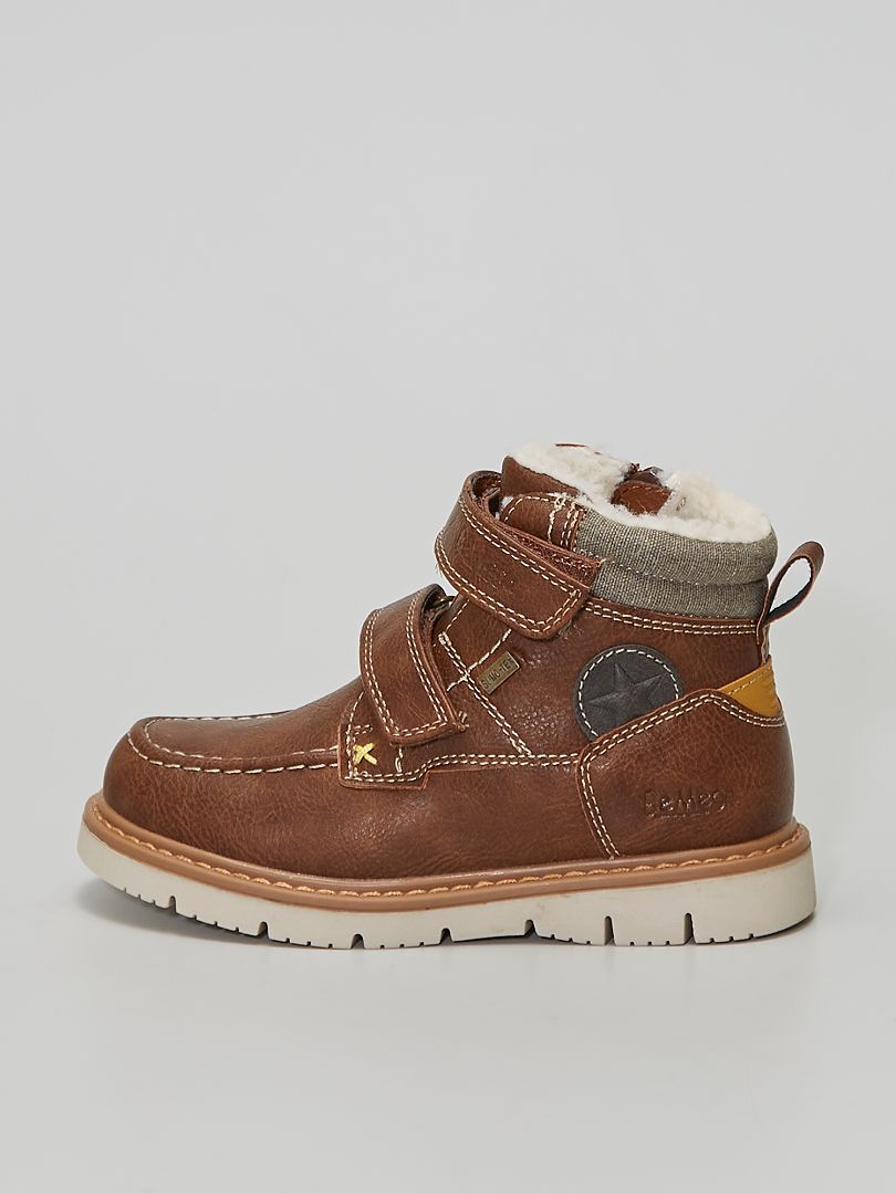 bottines fourrees garcon