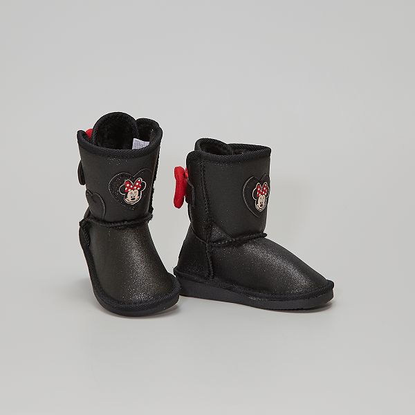 boots fourrees noires