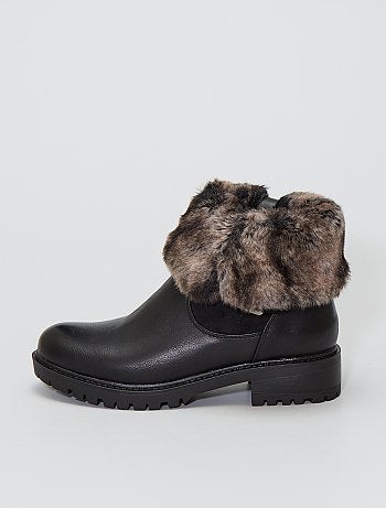 bottines fourrees femme