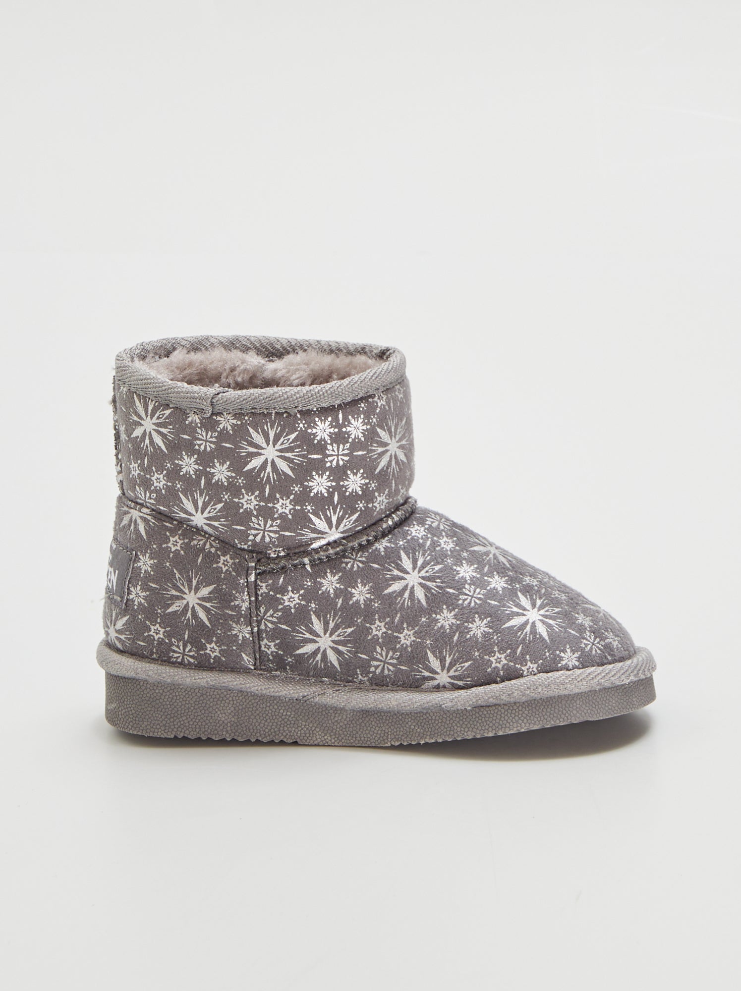 Boots fourrées 'Reine des Neiges' - Gris - Kiabi - 25.00