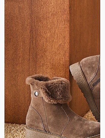 Boots fourrées thermolactyl - damart