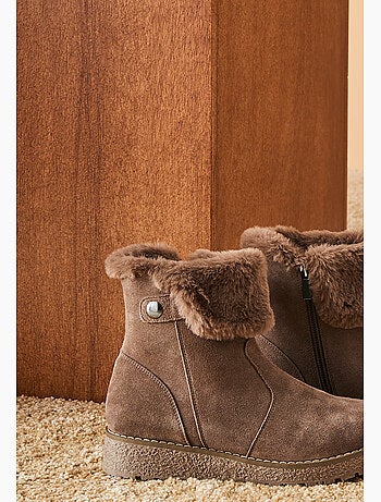 Boots fourrées thermolactyl - damart