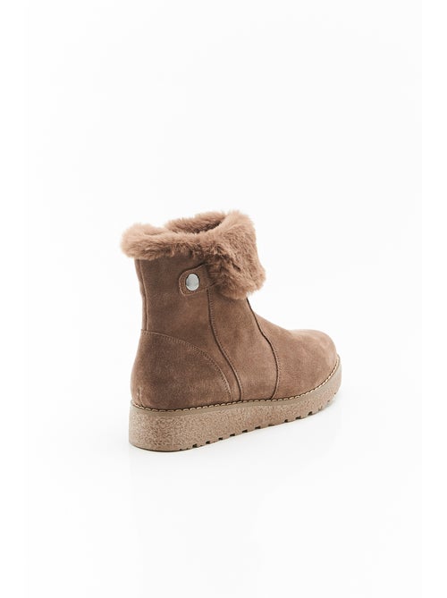 Boots fourrées thermolactyl - damart - Kiabi Boots fourrées thermolactyl - damart - Kiabi