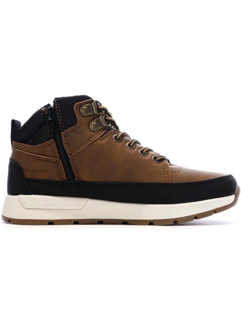 Boots garçon kaporal Marron cappuccino - Kiabi