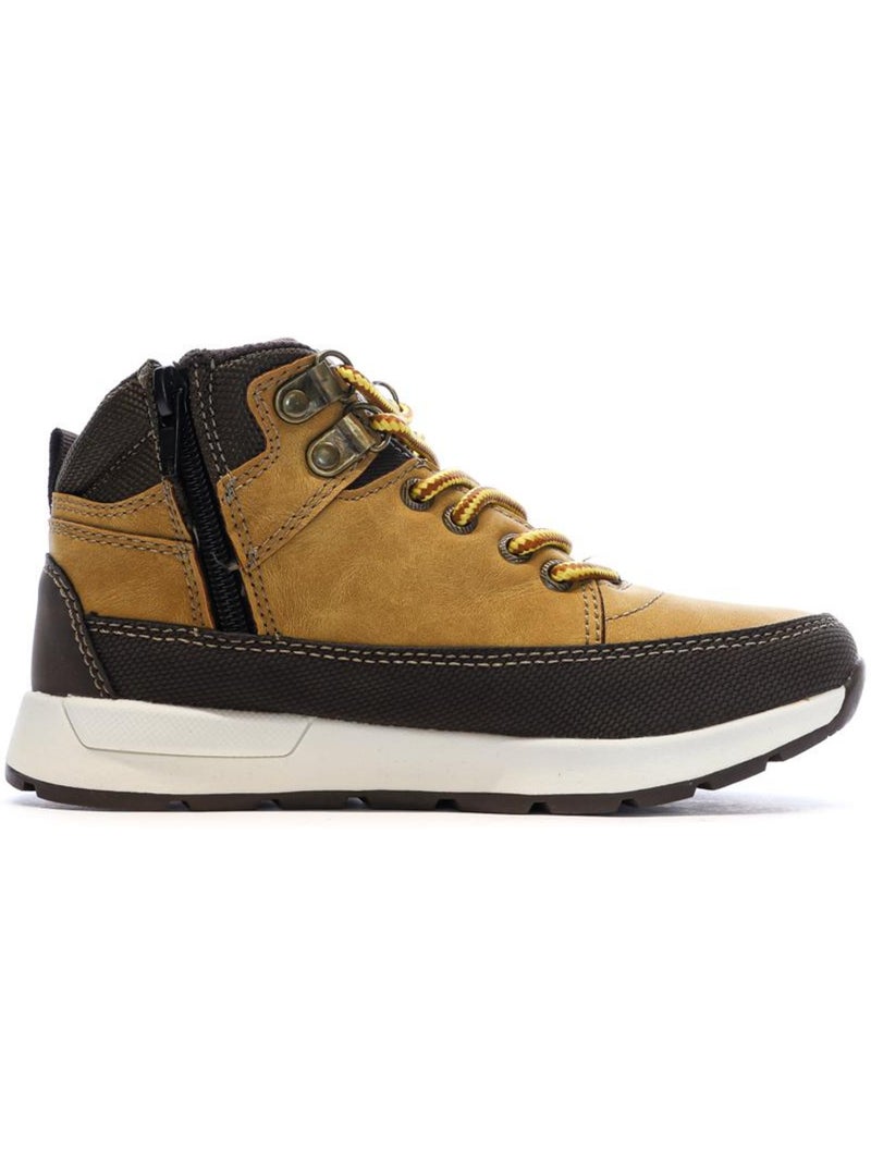 Boots garçon kaporal Marron cappuccino - Kiabi