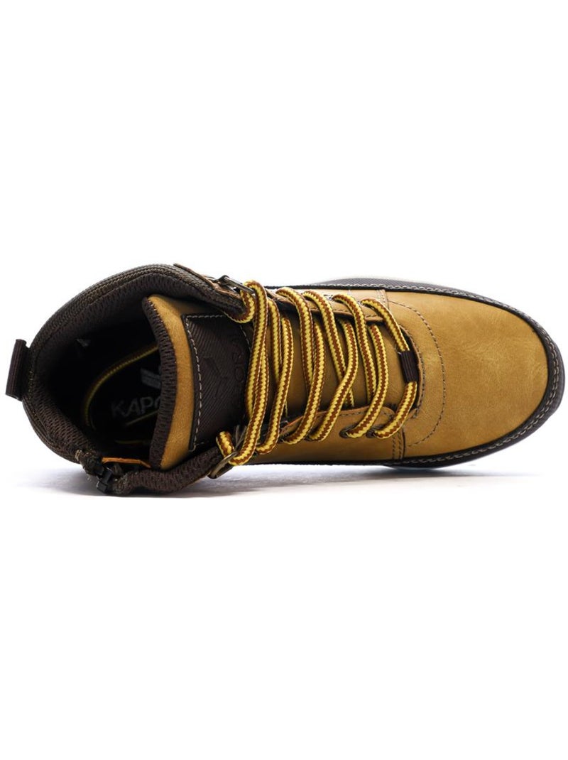 Boots garçon kaporal Marron cappuccino - Kiabi