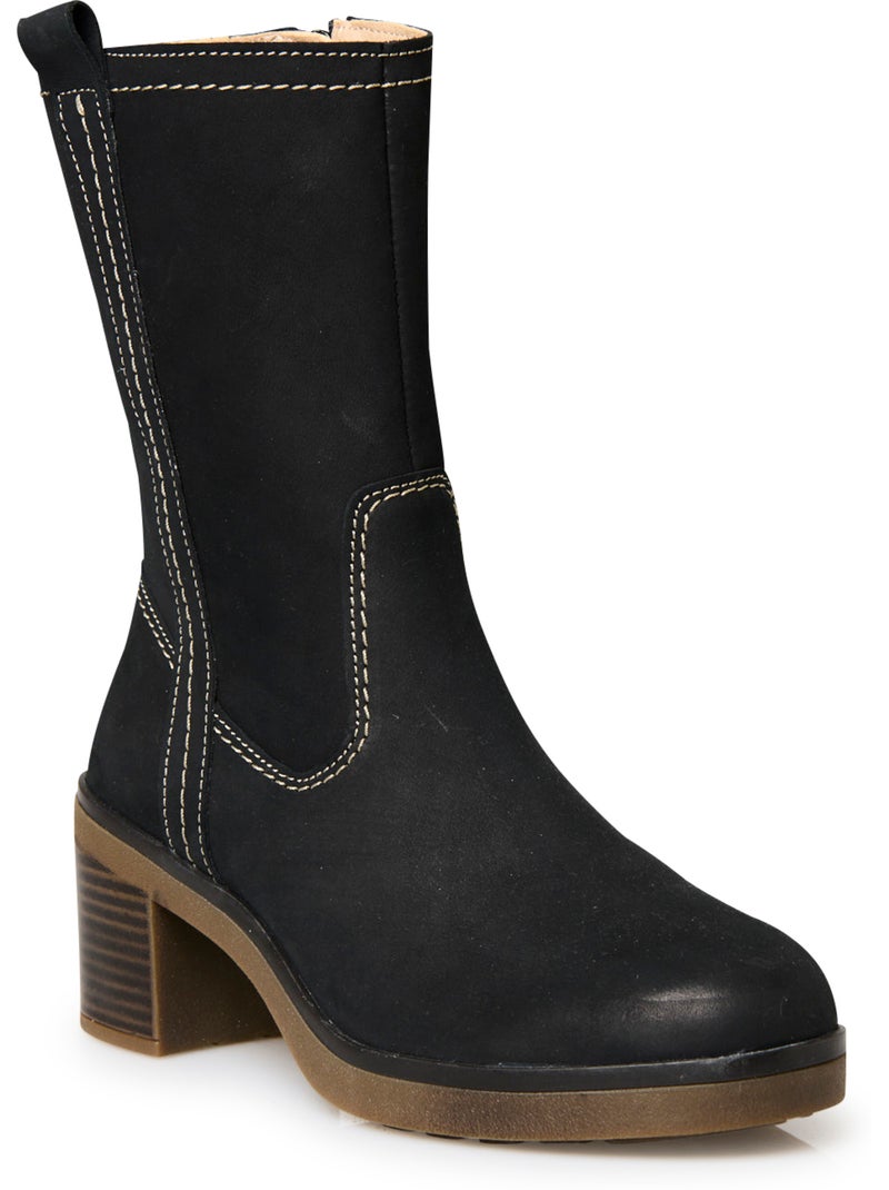 Boots hautes semelle amovible - PEDICONFORT Noir Noir - Kiabi