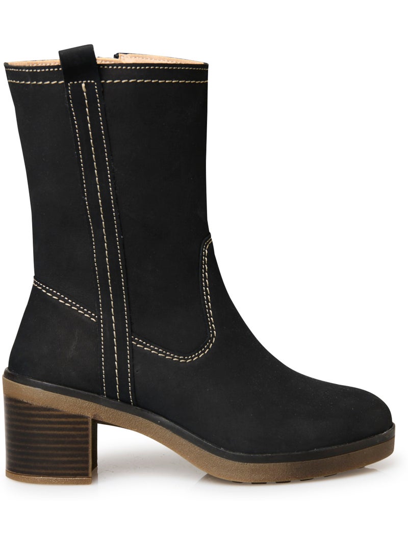 Boots hautes semelle amovible - PEDICONFORT Noir Noir - Kiabi