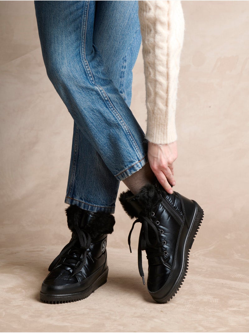 Boots imperméables - PEDICONFORT Noir Noir - Kiabi