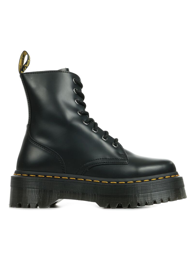 Boots Jadon Polished Smooth Noir - Kiabi