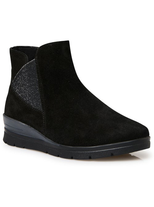 Boots large élastique et zip côté - PEDICONFORT - Kiabi