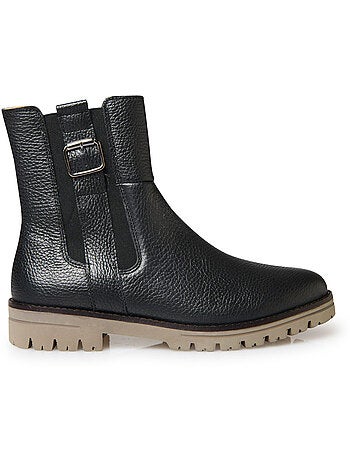 Boots molletonnées zip et élastique - PEDICONFORT
