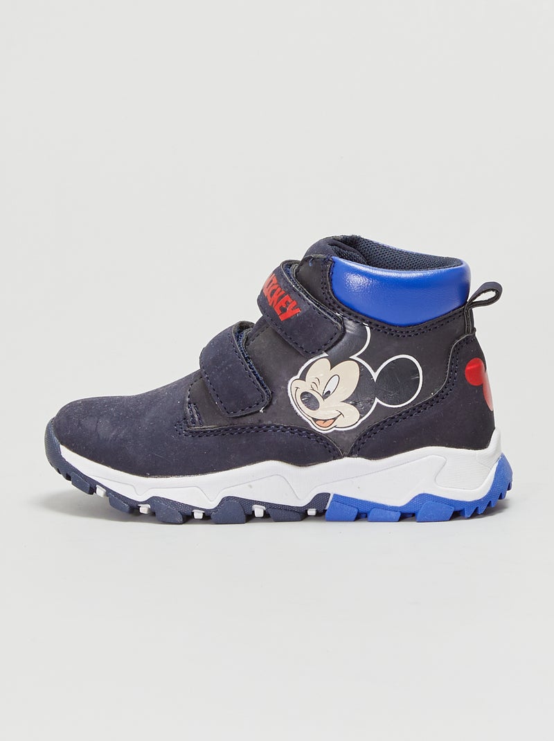 Boots montantes - 'Mickey' Bleu - Kiabi