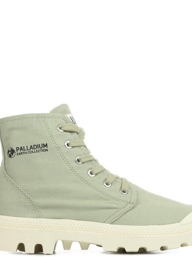 Boots Palladium Hi Organic II Vert - Kiabi