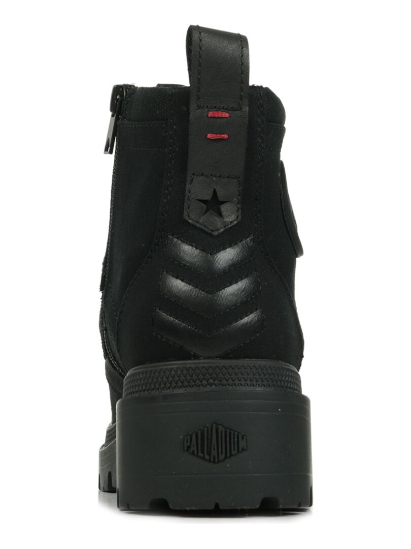 Boots Palladium Pallabase HI Army Noir - Kiabi