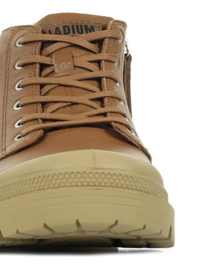 Boots Palladium Pallabase Leather Marron - Kiabi