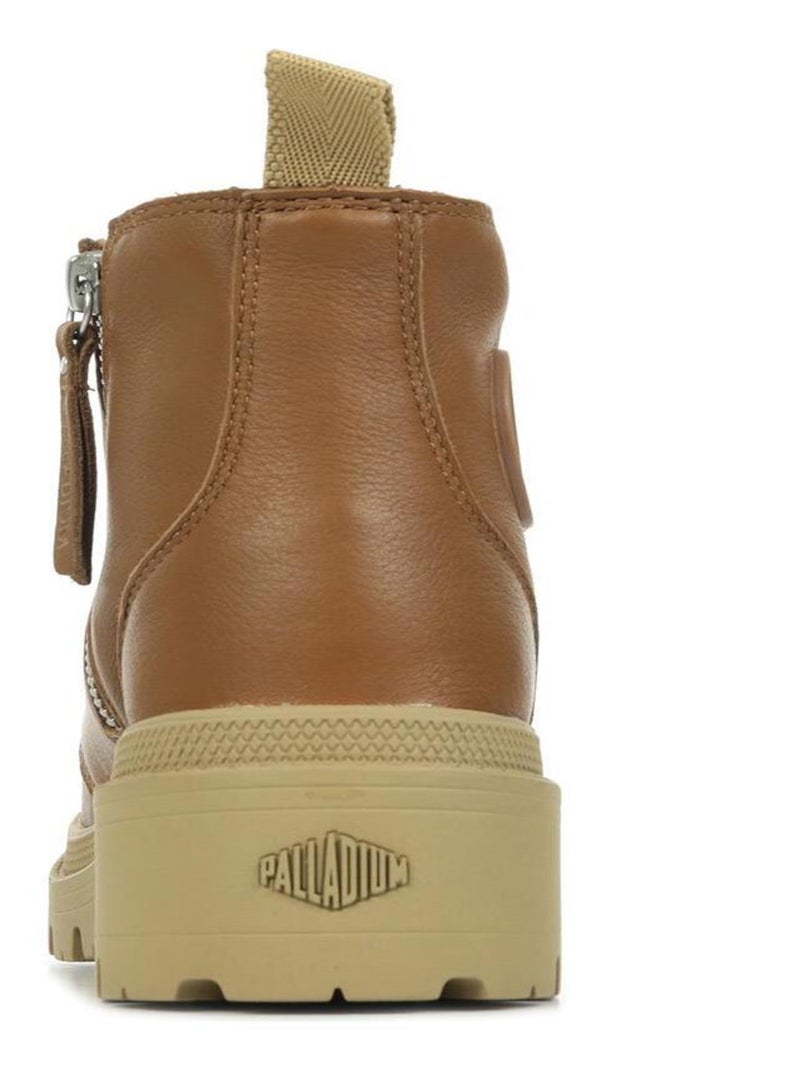 Boots Palladium Pallabase Leather Marron - Kiabi