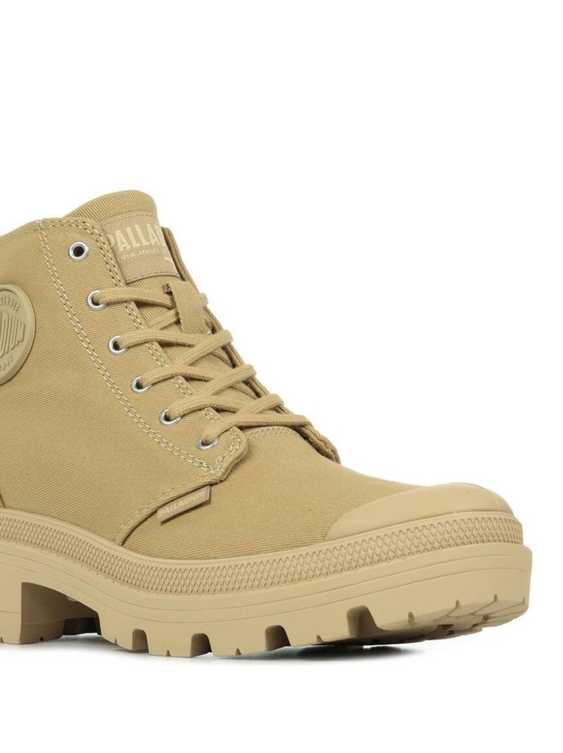 Boots Palladium Pallabase Twill Beige - Kiabi