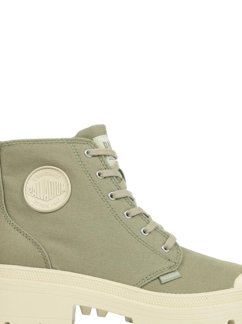 Boots Palladium Pallabase Twill Kaki - Kiabi
