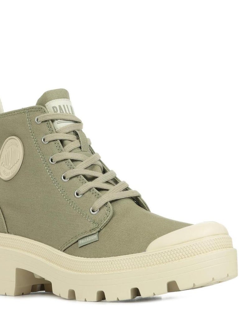Boots Palladium Pallabase Twill Kaki - Kiabi
