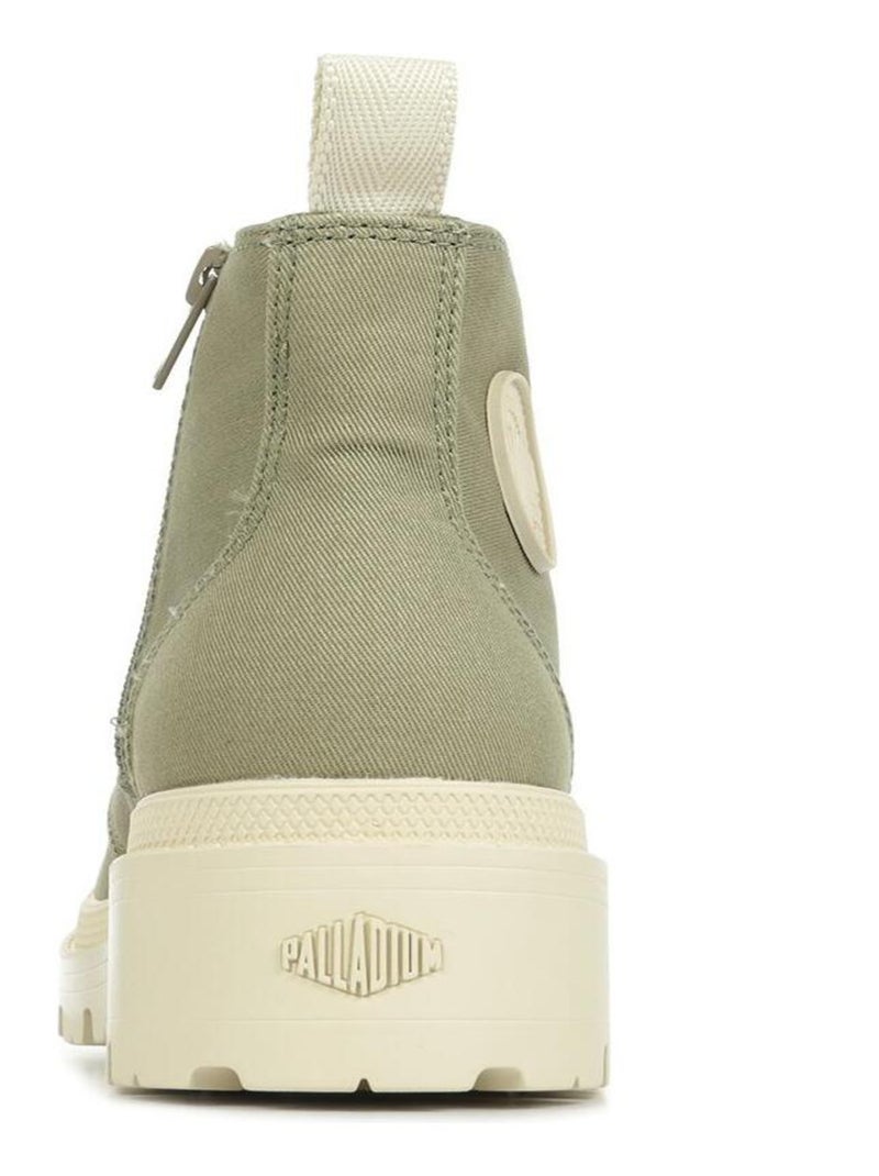 Boots Palladium Pallabase Twill Kaki - Kiabi