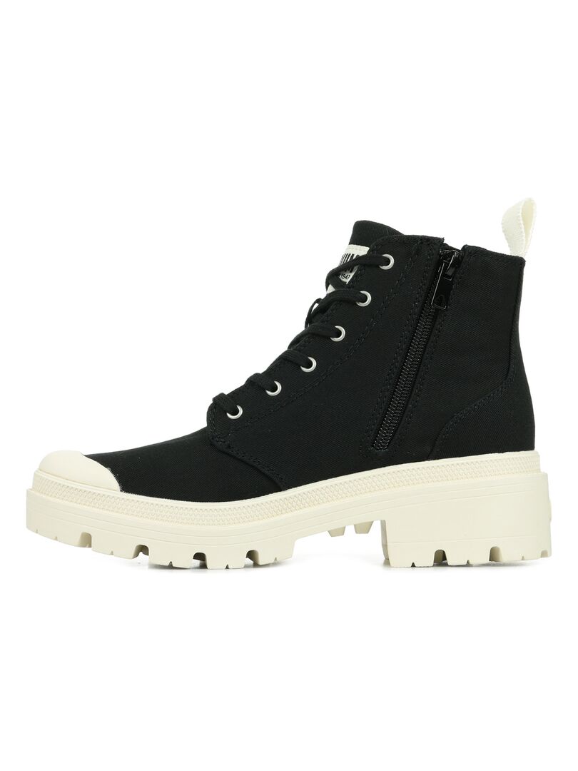 Boots Palladium Pallabase Twill Noir - Kiabi