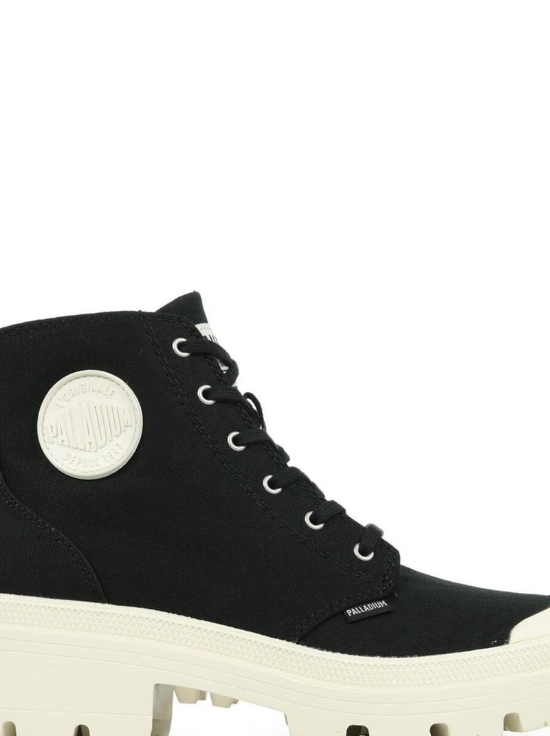 Boots Palladium Pallabase Twill Noir - Kiabi