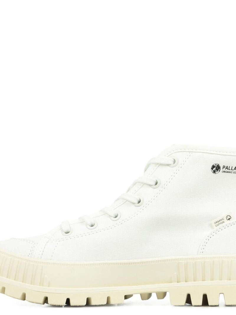 Boots Palladium Pallashock Organic 2 Blanc - Kiabi