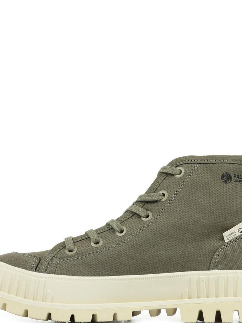 Boots Palladium Pallashock Organic 2 Vert olive - Kiabi
