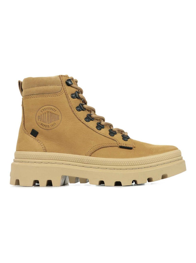 Boots Palladium Pallatrooper Hiker Nubuck Marron - Kiabi