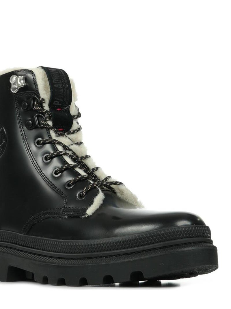 Boots Palladium Pallatrooper Off Wl Noir - Kiabi