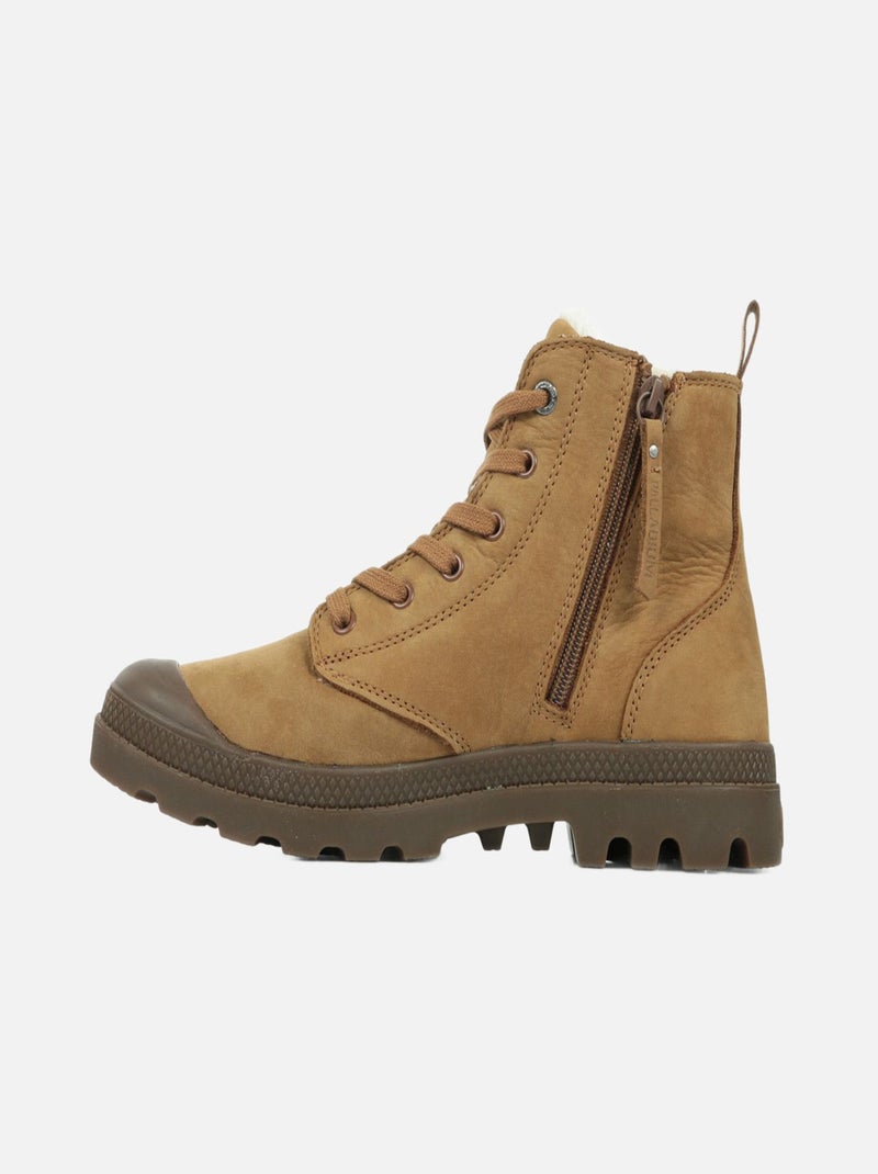 Boots Palladium Pampa Hi Zip Wl Marron - Kiabi