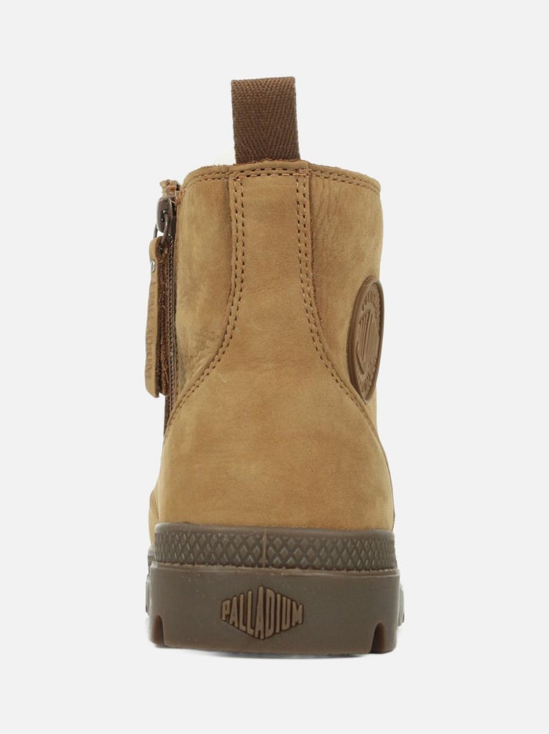 Boots Palladium Pampa Hi Zip Wl Marron - Kiabi