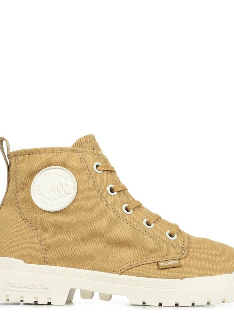 Boots Palladium Pampa SP20 Hi Canvas Marron clair - Kiabi