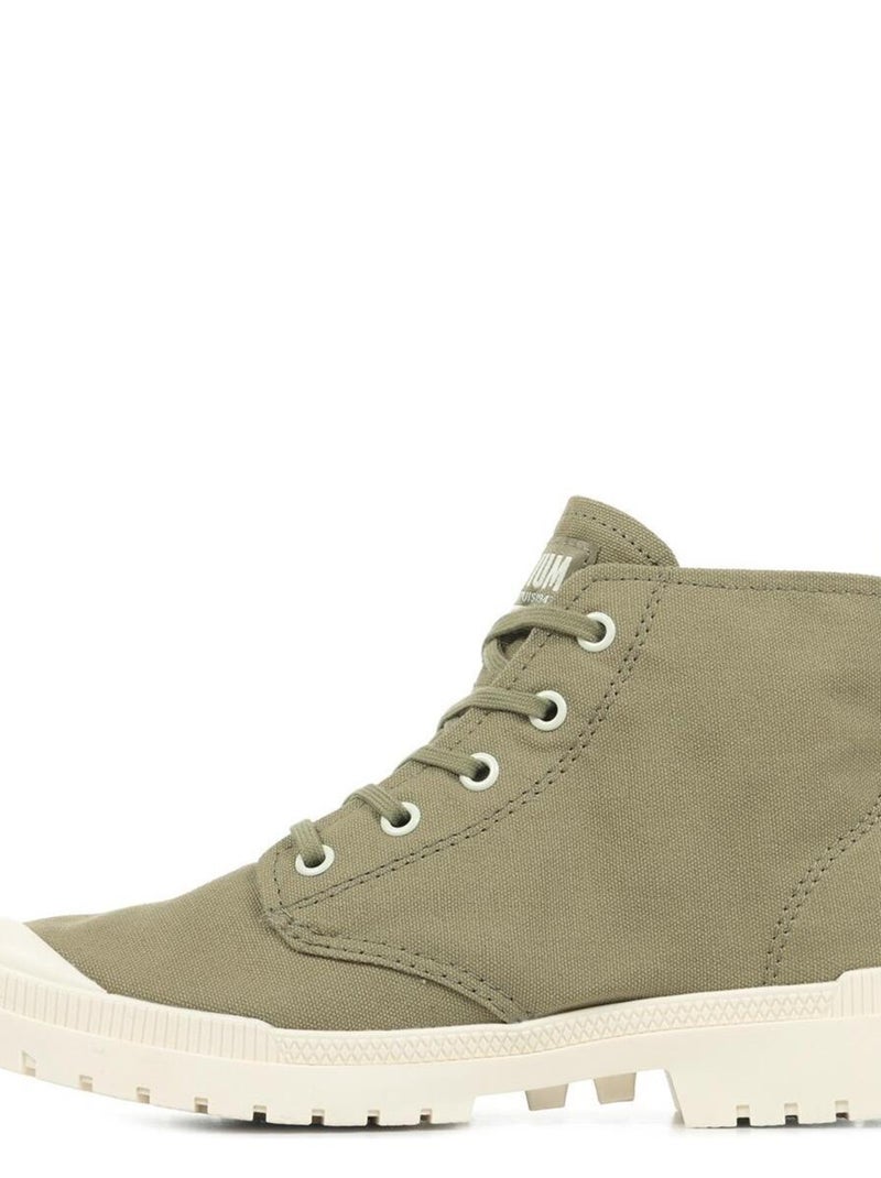 Boots Palladium Pampa SP20 Hi Canvas Vert olive - Kiabi